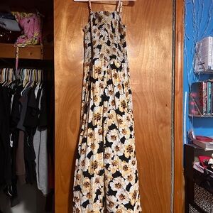 Floral Maxi Dress with Spaghetti Straps
